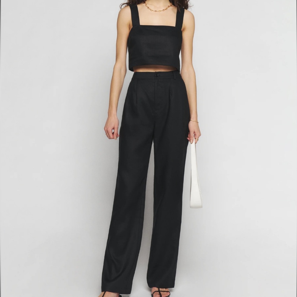 Reformation Olivia Linen Two Piece